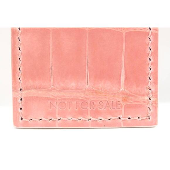 Louis Vuitton Pink Alligator Keychain Bag Charm Key Holder exotic LV Gold VIP - Picture 6 of 8